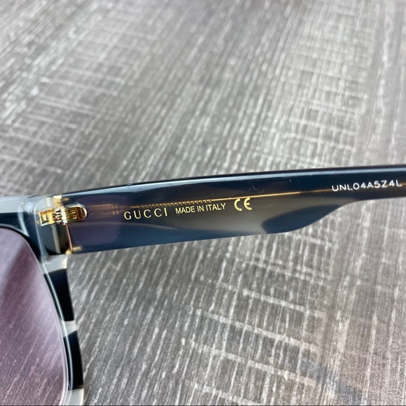 Gucci Sunglasses GG0459S gray purple lenses - Picture 13 of 16